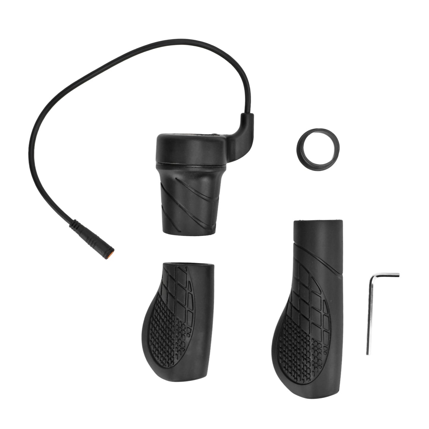 Electric Bike Twist Throttle Grip Sensitive Stable Scooter Speed Control Handle With Waterproof Plug for Bafang Middle Motor